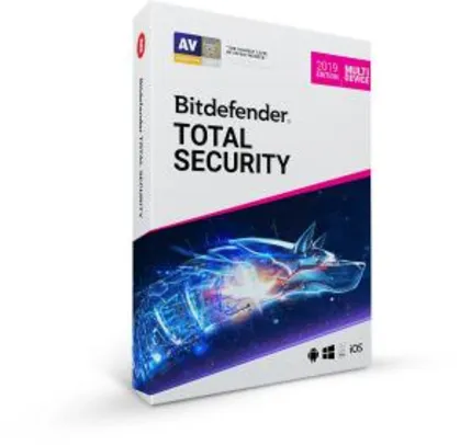 Bitdefender TOTAL SECURITY - 3 Meses Grátis - 5 dispositivos