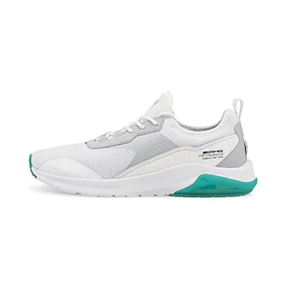 Tênis MAPF1 Electron Pro, Puma, Masculino, Branco/Prata/Verde, 41