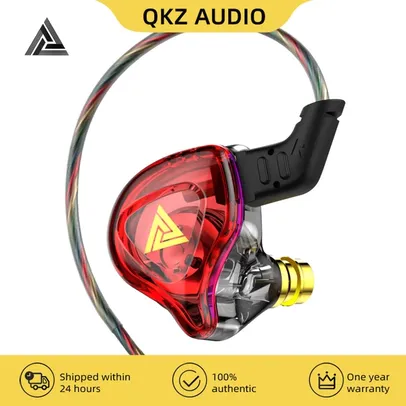 Fone QKZ AK6 DMX EDX Earphones 1DD Dynamic HIFI Bass Earbuds In Ear