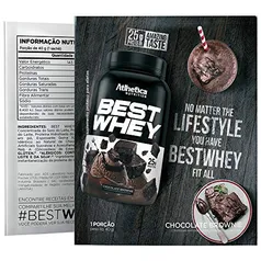 Best Whey Sachê (15 Sachês - 35G) - Sabor Brownie de Chocolate, Atlhetica Nutrition