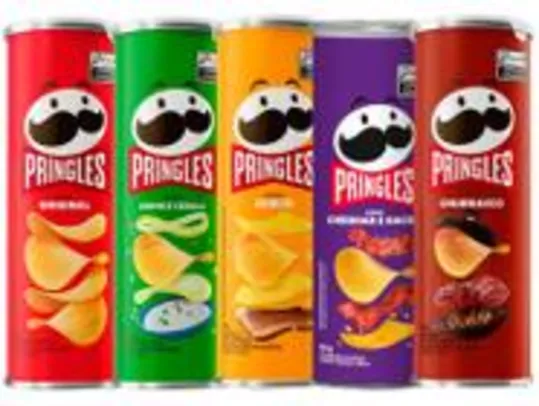 Kit Batata Pringles 5 Unidades 