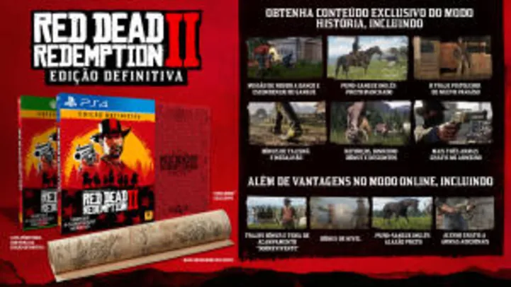 Red Dead Redemption 2: Edição Definitiva | R$122