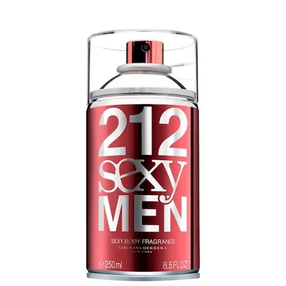 212 Sexy Men Body Carolina Herrera - Body Spray Masculino 250ml