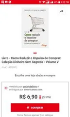 Livro - Como Reduzir o Impulso de Comprar: Coleção Dinheiro Sem Segredo - Volume V