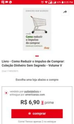 Livro - Como Reduzir o Impulso de Comprar: Coleção Dinheiro Sem Segredo - Volume V