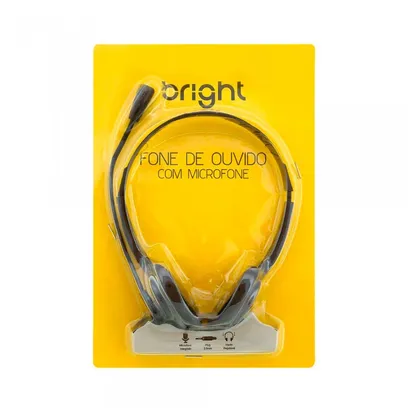 Foto do produto Fone Headset Office Com Microfone - Bright