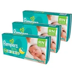 [Clube do Ricardo] Fralda Pampers Total Confort Recém-Nascido 120 unidades - por R$60