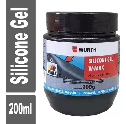 Silicone Gel Revitalizador Plásticos Borrachas 200g  Wurth