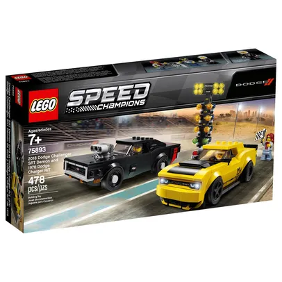 LEGO Speed Champions 2018 Dodge Challenger SRT Demon e 1970 R/T 75893 | R$211
