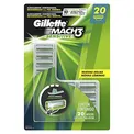 Carga para Aparelho de Barbear Gillette Mach3 Sensitive - 20 unidades