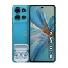 Imagem do produto Smartphone Motorola Moto G75 5G 256GB - Azul, 16gb Ram Boost, Câmera 50MP, Tela 6,8" Edição Especial Acompanha Fone Moto Buds