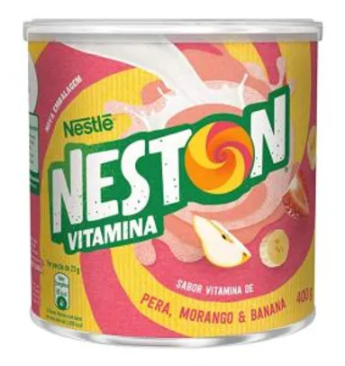 Cereal Infantil, Neston, Vitamina Morango Pêra e Banana, 400g (Mínimo 2) recorrencia | R$7