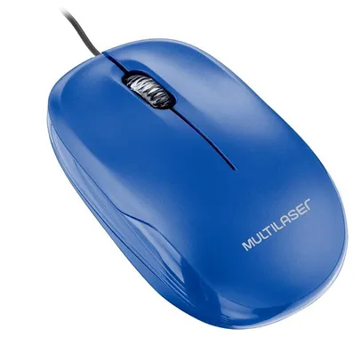 Mouse Multilaser Box Optico Azul Usb - Mo293