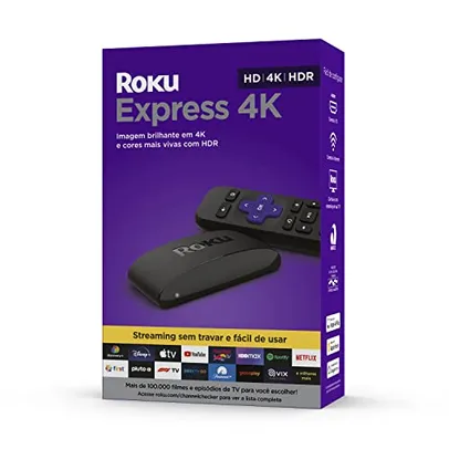 (SELECIONADOS) Roku Express 4K | Dispositivo de streaming para TV HD/4K/HDR compatível com Alexa, Si