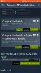 Undertale 50% OFF STEAM