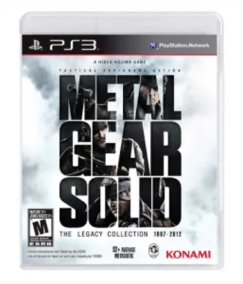 Metal Gear Solid: The Legacy Collection ( 09 games ) - PS3 - R$ 53,99