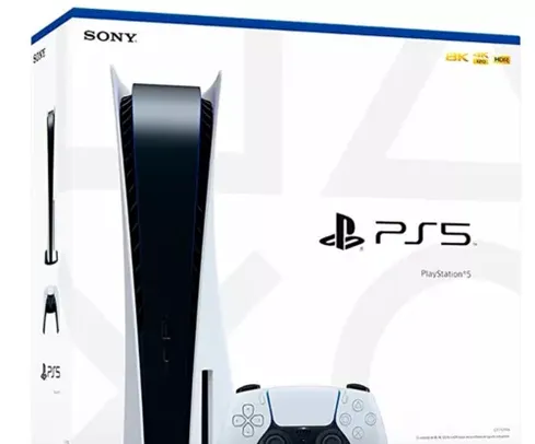 Console PlayStation 5 Standard Edition Branco + Controle Sem Fio Dualsense Branco