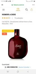 Desodorante Colônia Humor a Dois Masculino - 75ml R$52