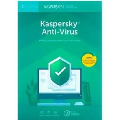 Kaspersky Antivírus 2019 5 PCs 