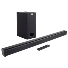 Soundbar JBL Cinema SB130 2.0 Canais Bluetooth Subwoofer com Fio 55W RMS | R$899