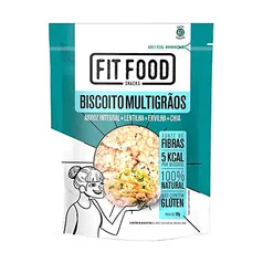 Biscoito de Arroz (Lentilha + Ervilha + Chia) 90g Fit Food