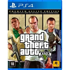 (CUPOM) GTA V COMPLETO PS4 Midia Física | R$ 120