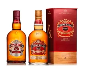 Whisky Chivas Escocês 12 750ml + Chivas Regal 13 750ml