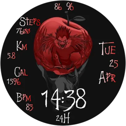 Death Note Xl22 watch face – WearOs