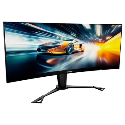 Monitor Gamer KBM! GAMING MG800 34 Va, Ultrawide, 180 Hz, 2k Qhd, 1ms, Adaptive Sync, 95% Srgb, Hdmi/Displayport - KGMG80034PT