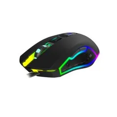 Mouse Gamer Havit MS1018 RGB, 6 Botões, 3200 DPI, Black | R$ 50