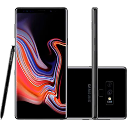 [AME SC R$1402] Smartphone Samsung Galaxy Note 9 128GB Tela 6.4'' 6GB RAM + Caneta S Pen - Preto