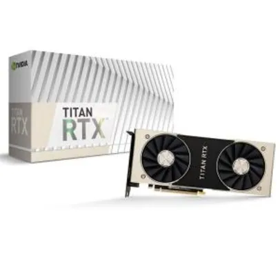 Placa de Vídeo Nvidia Titan RTX 24GB GDDR6 384-Bit - R$16.521