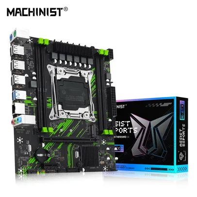 [Taxa Inclusa] MACHINIST X99 Placa mãe PR9, suporte LGA 2011 3, CPU Intel Xeon E5, V3 e V4