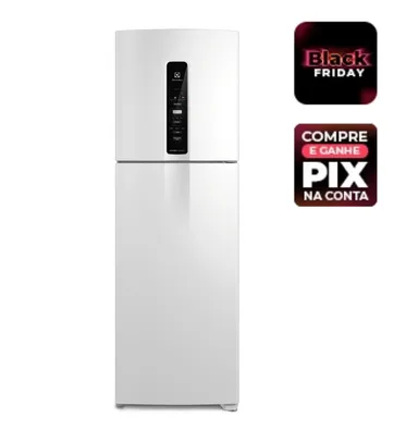 [R$2.249 com Cashback Electrolux] Geladeira Electrolux Frost Free Duplex Efficient Com Autosense Branca 410L (IF45)