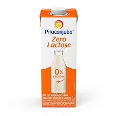 Leite Semidesnatado Zero Lactose Piracanjuba 1L