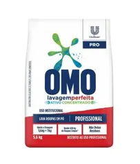 Sabão em Pó Omo Lavagem Perfeita Concentrado - 5,6kg R$37