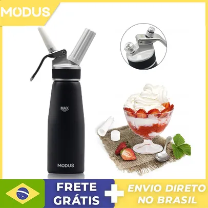 Chantilly Creme Dispensador Foamer Com 3 Bicos Para Festa Aniversário Bolo