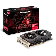 (Boleto) PLACA DE VIDEO POWERCOLOR RADEON RX 590 8GB GDDR5 RED DRAGON 256-BIT, AXRX