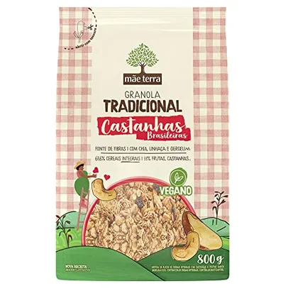 [Rec] Granola Mãe Terra Tradicional Castanhas Brasileiras 800g