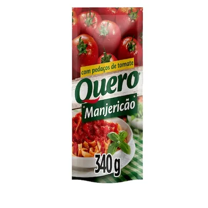 Kit com 6 Molho de Tomate Quero Manjericão 340g