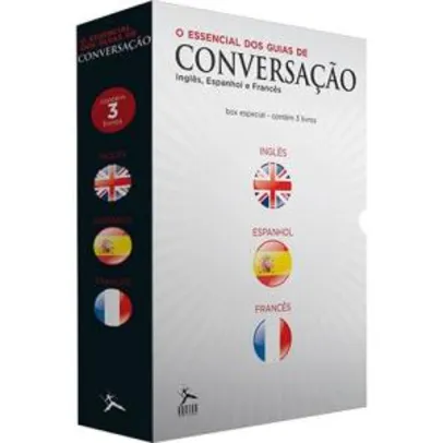 Box  - O Essencial dos Guias de Conversação (3 Volumes) - R$15