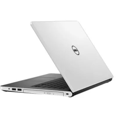 Notebook Dell Inspirion Intel Core I3 4GB 1TB Linux LED 14" - Branco