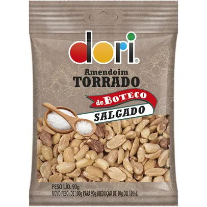 [6 UN] Amendoim torrado boteco salgado 90G dori