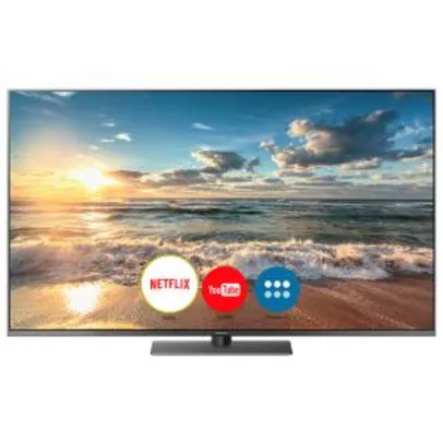 Smart TV Led Panasonic 55", 4K, Ultra HD, USB, Wi-Fi, HDMI - TC-55FX800B | R$3599
