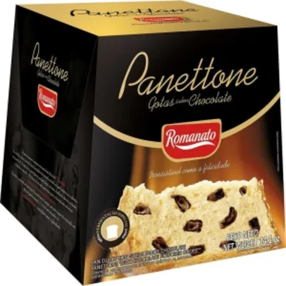 Panettone Romanato Gotas de Chocolate - 400g - R$ 8,99