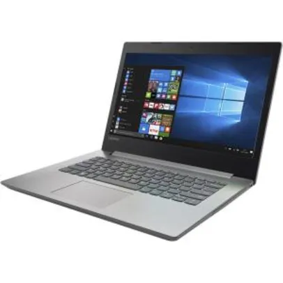 Notebook Lenovo Ideapad 320 Intel Core i3-6006u 4GB 1TB Tela FULL HD 14" Windows 10 - Prata - R$1411