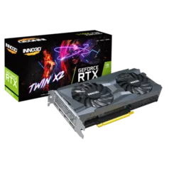 Placa de Vídeo INNO3D GeForce RTX 3060 Ti TWIN X2 LHR, 8GB, GDDR6, DLSS, Ray Tracing, N306T2-08D6-11