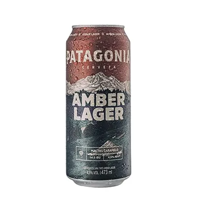 Cerveja PATAGONIA Amber Lager Lata 473ML - Latão