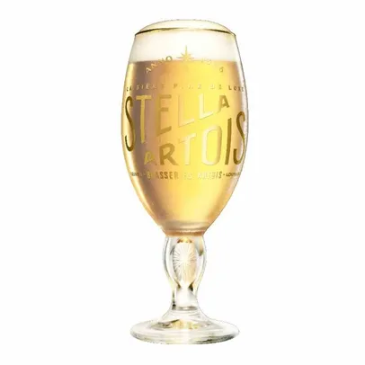 Kit Cerveja Stella Artois Cálice Vintage Premium - 4 Unidades de 275ml com 1 Cálice | R$30