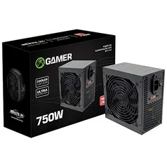 FONTE DE ALIMENTAÇÃO BRAZILPC 750W REAL ATX 24 PINOS - BPC/7400-B